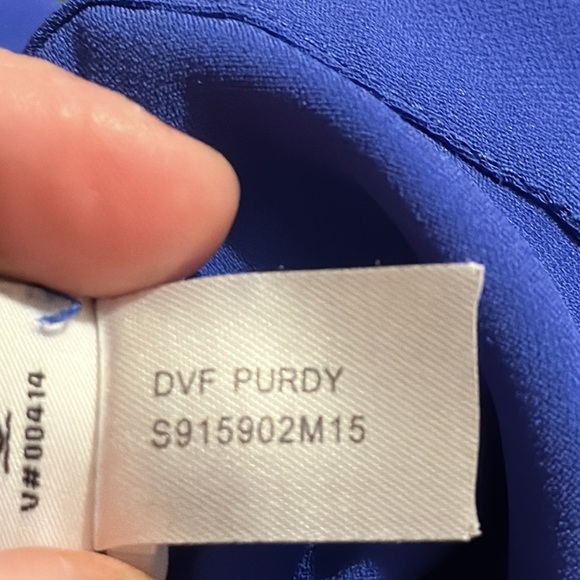 Diane Von Furstenberg DVF Purdy Crepe Jumpsuit Size 8 - Picture 16 of 16